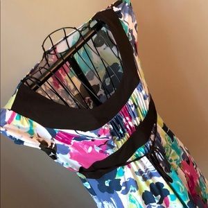 Colorful Short-Sleeve Dress